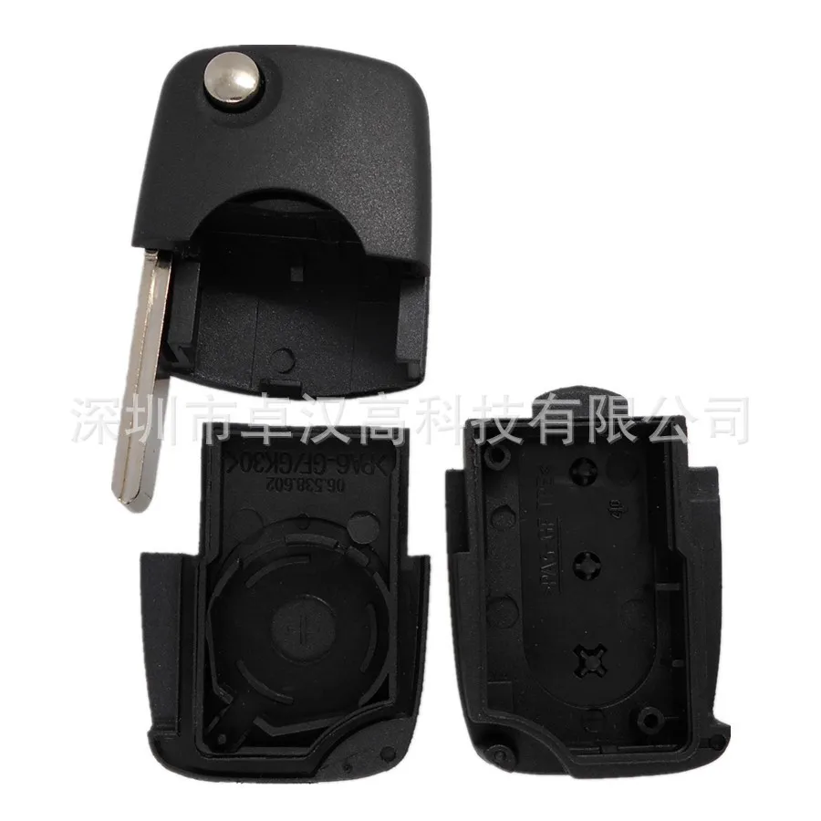 For Audi A1 A2 A3 A4 A5 A6 A7 A8 Instead of Original Factory Auto Car Key  High Quality 2 Buttons Change Car Key Shell 6