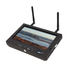 Skyzone Sky-702 FPV 7 Inch HD Monitor Displayer with Built-in 5.8G 32CH Diversity Dual Receiver and Sunshade Hood F20323