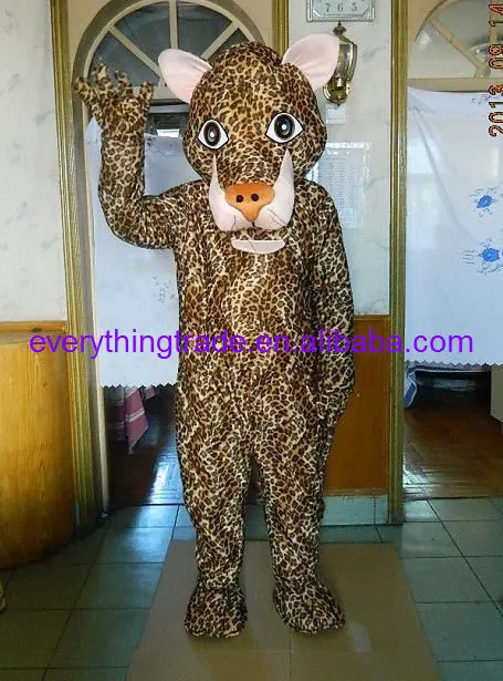 Новое поступление пены мультяшный персонаж взрослый Леопард ПАНТЕРА Cheetah Catamount талисмана для вечерние