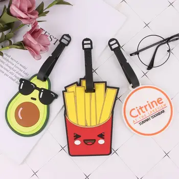 

Cartoon Luggage Tag Travel Suitcase Bag ID Tags Address Label Baggage