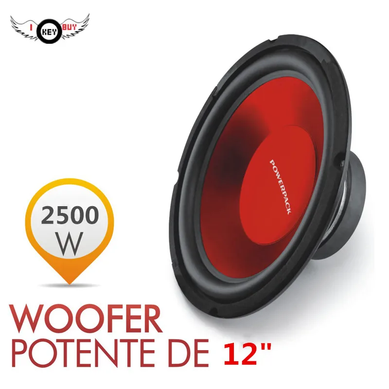I Key Buy 12 Pollici Car Auto Audio Subwoofer Altoparlante Per Basso Altoparlante 4 Ohm 2500 Watt Altoparlanti Woofer Per Auto-Styling