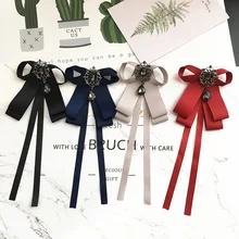 MIARA. L корейский стиль Цветочная одежда воротник с аксессуарами для мужчин и женщин Универсальный лук хост рубашка лук