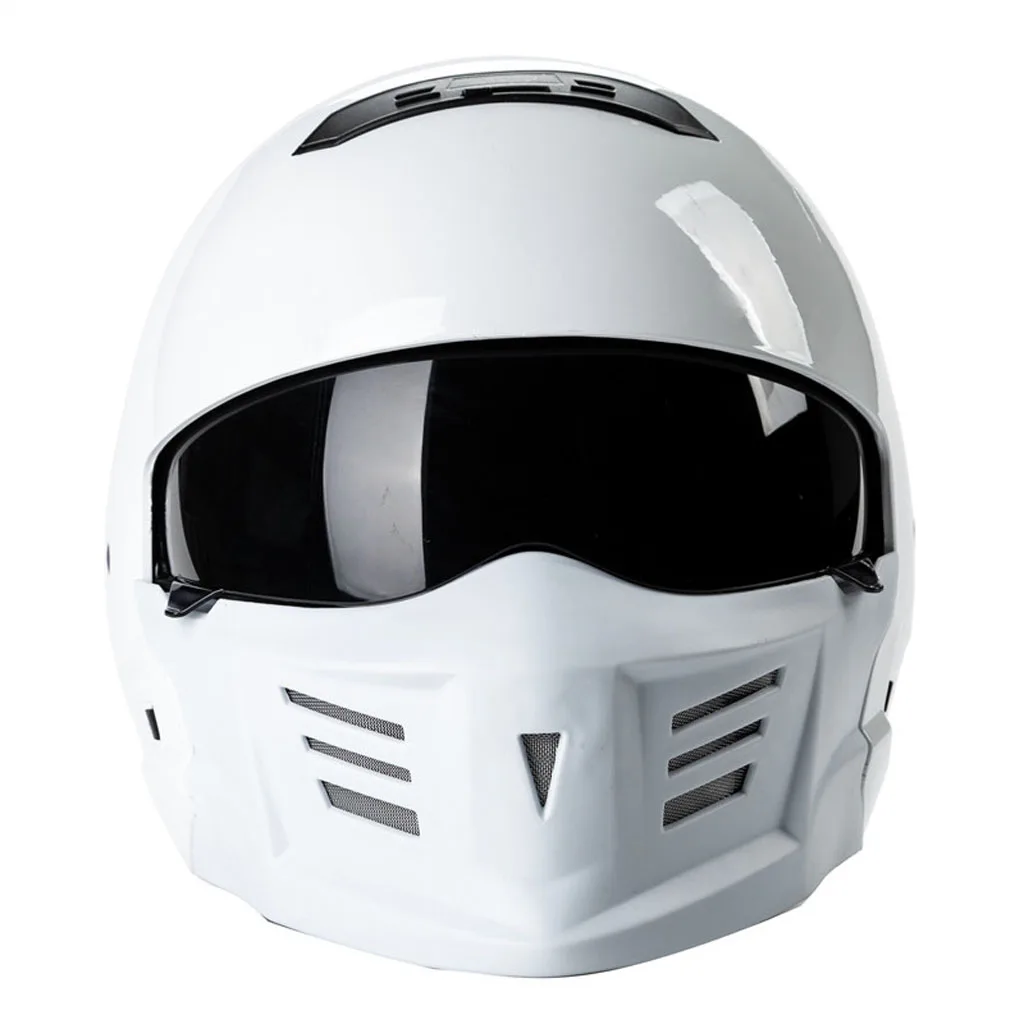 

2019 New Flip Up Motorcycle Helmet Racing Modular Dual Lens Motocross Moto Helmet Full Face Helmet Removable Fashion 3 Size M-XL