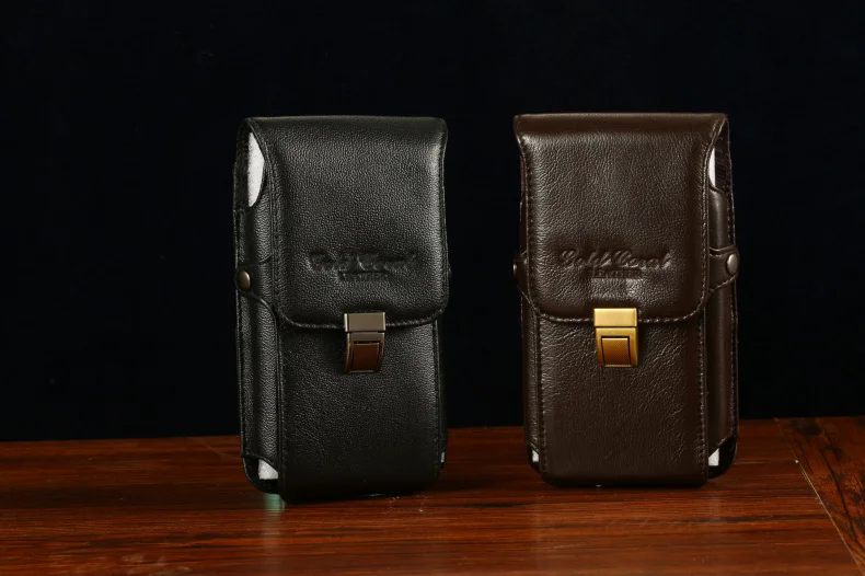 Пояса из натуральной кожи носить Зажим для ремня двойные карманы молния сумка сумки на пояс кошелек Чехол Blackview BV9500 pro мини сумки