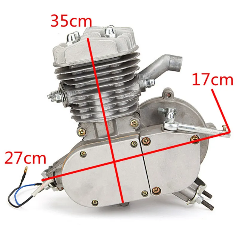 80cc 2 велосипедный мотоцикл комплект бензинового двигателя для DIY электрический велосипед горный велосипед полный комплект велосипед газовый двигатель