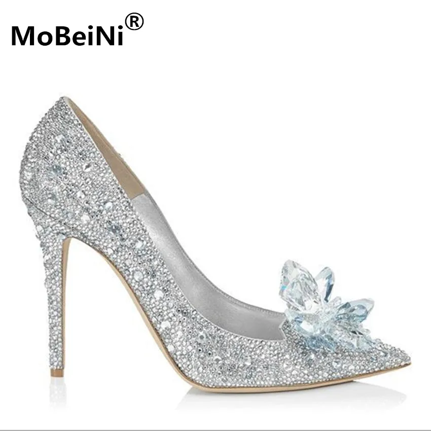 Brand Shoes Woman High Heels Pumps Crtystal 11CM Women Party Shoes Rhinestones High Heels Wedding Shoes Pumps Silver Shoes Heels Brand Shoes Woman High Heels Pumps Crtystal 11CM Women Party Shoes Rhinestones High Heels Wedding Shoes Pumps Silver Shoes Heels
