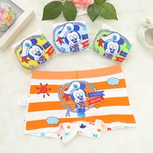 4 шт./партия, детское нижнее белье для мальчиков детские трусы с героями мультфильмов, трусы для мальчиков, трусы-боксеры, детская одежда, хлопковые шорты для младенцев, штаны