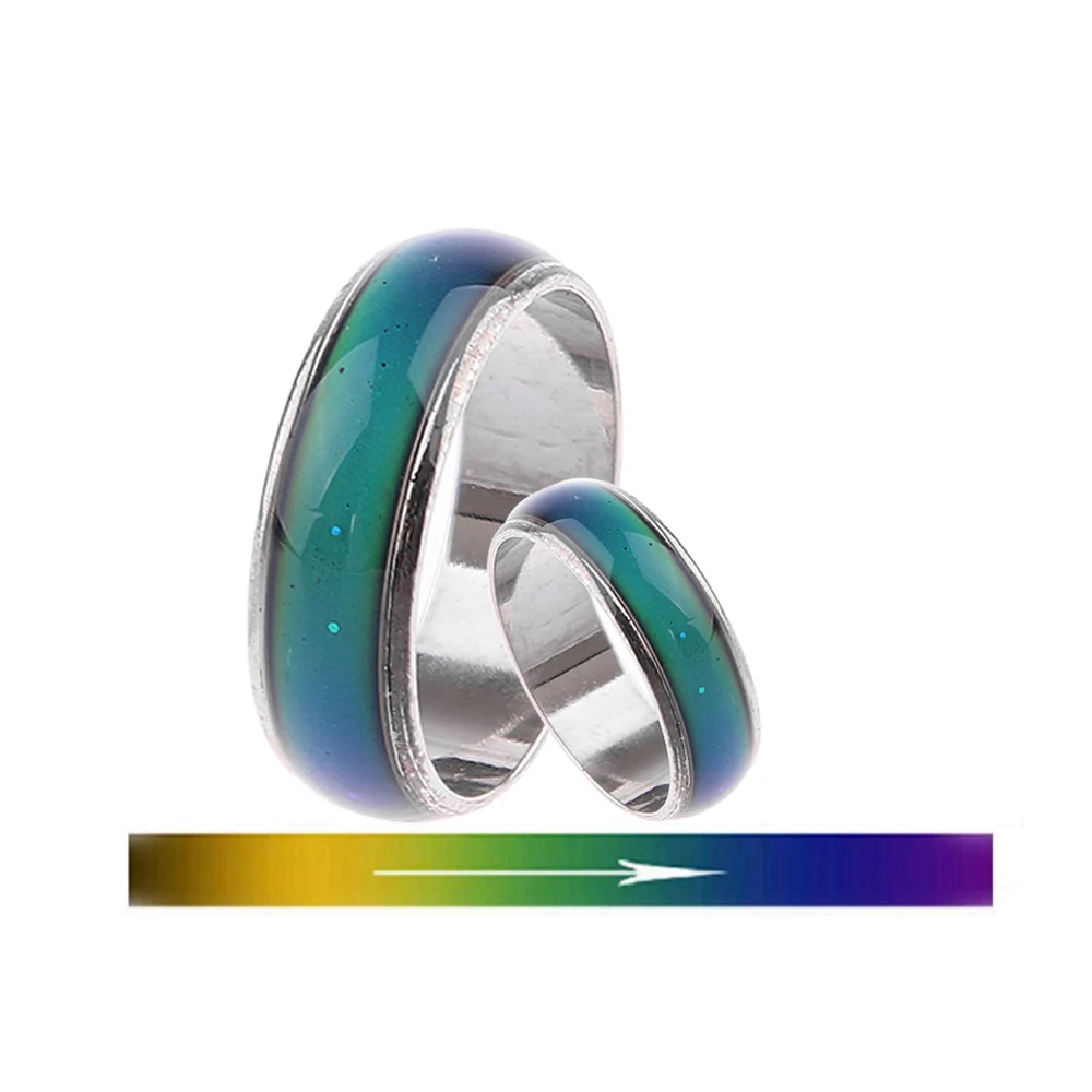 1 шт. потрясающий браслет унисекс с изменением цвета контроль температуры кольцо