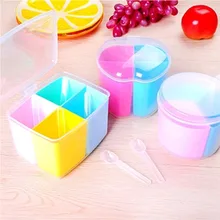 Креативная пластиковая многозернистая ложка приправа и многофункциональные домашние кухонные настольные съемные ящики для хранения специй