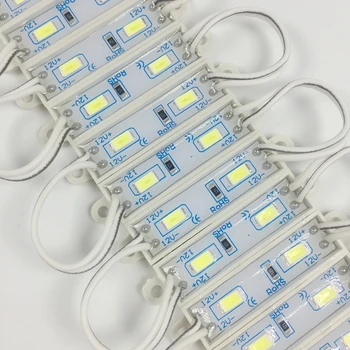 

1000pcs 5730 2 LED Module DC12V Waterproof Mini led modules Cool White LED Lighting Module for Signage Brighter than 2835