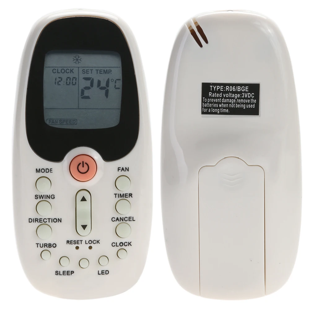 For R06/BGCE R09C/BGE R09B/BGE R06/BG Air Conditioner Remote Control
