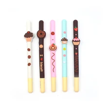 30 шт./компл. гелевая ручка торт lapices шоколад kalem творчества caneta boligrafo canetas милые канцелярские материал Эсколар