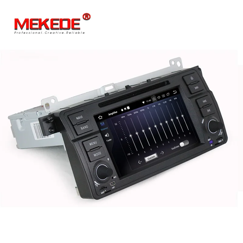 Discount Android 8.0 4GB RAM Car stereo head unit navigation GPS NAVI DVD player for BMW E46 M3 3series support 4G Lte wifi BT canbus 4