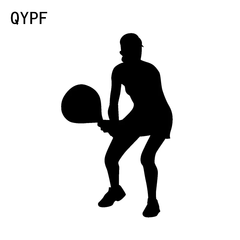 Интересный спортивный декор для теннисного игрока QYPF 9*14 8 см стикер