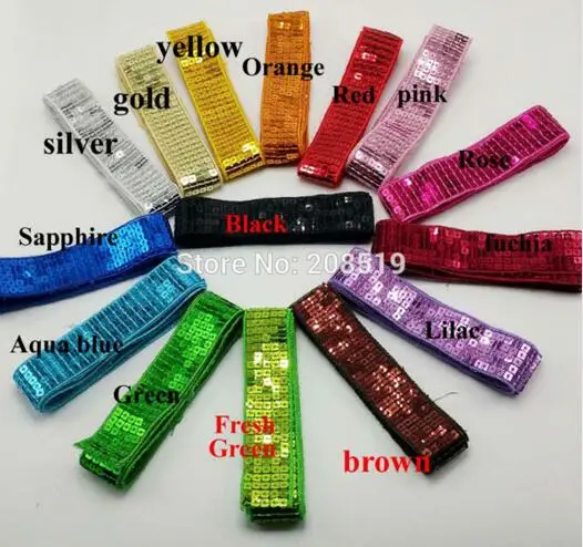 

FZ0011 Free shipping 15 colors stock width 2.5cm 5 Rows Square Sequins Lace Trimming Ribbon for clothes 3Y Hairbow accessory