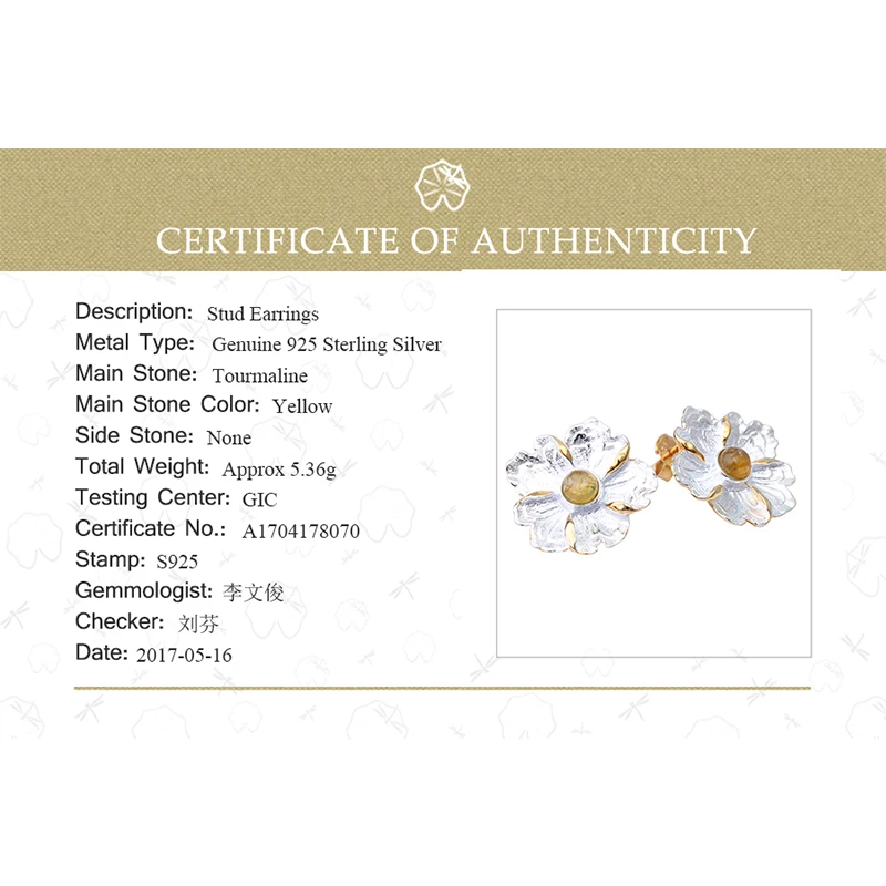 Lotus Fun Real 925 Sterling Silver Natural Stone Original Handmade Fine Jewelry Peony Flower Stud Earrings for Women Brincos