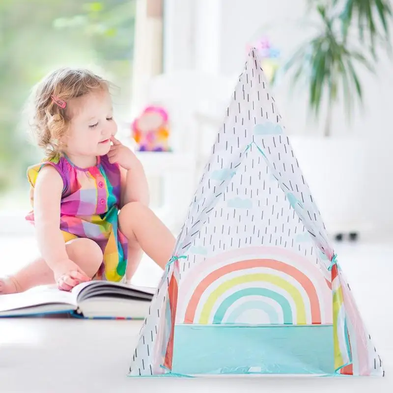 

Cloth Children Tent Colorful Portable Indoor Outdoor Play Tent Marine Ball Pool Toy House Gift Children's Tent Play Room