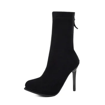 

Sexy stilettos ultra-high with joker 18 years autumn new fund pointed 43 wedding shoe size code 33-18718