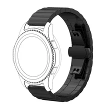 Universal Ceramic Band Strap Replacement Smartwatch Bracelet Straps Bands with Stainless Steel Buckle for Samsung Gear S3 Pebble