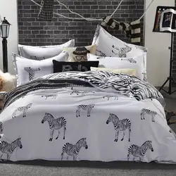 UNIKEA.. домашний Текстиль лошадь стиль 3/4 шт. комплект постельных принадлежностей постельное белье постельное белье