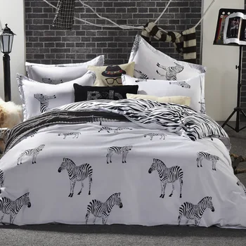 

UNIKEA . . Home Textiles horse style 3/4pcs bedding set bed linen bed set sheet / duvet cover / Pillowcase fast shipping