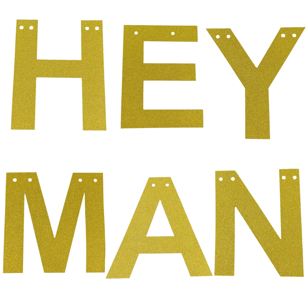 1 комплект изготовленный на заказ Ханука гирлянда со сверкающими золотистыми Happy Hanukkah(Ханука) баннера для Ханука вечерние фон декоративная Растяжка HL019