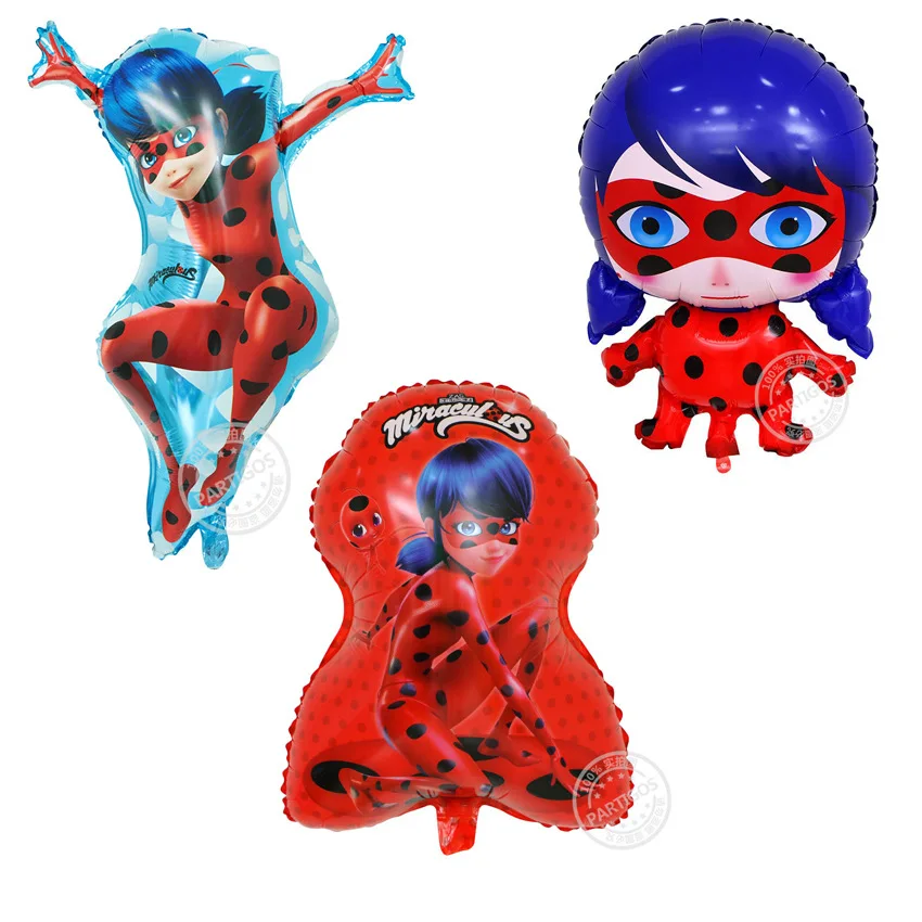 

2019 Cute Ladybug Princess Balloon Birthday Party Decoration Girl Cute Toy 1 pcs