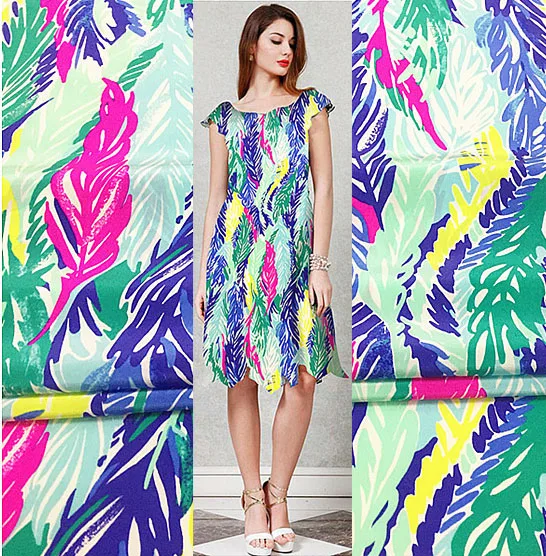 

Clear summer 100 % silk crepe fabric mulberry silk texture double crepe fabric dress scarf