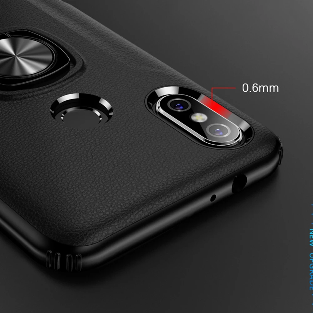 Роскошный металлический чехол с кронштейном для xiaomi redmi note 6 pro 4 4x противоударный