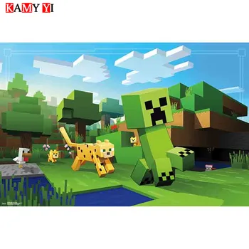 

KAMY YI Full Square/Round Drill 5D DIY Diamond Painting"Cartoon world"Mosaic Stitch Diamond Embroidery Home Decor Gift HYY