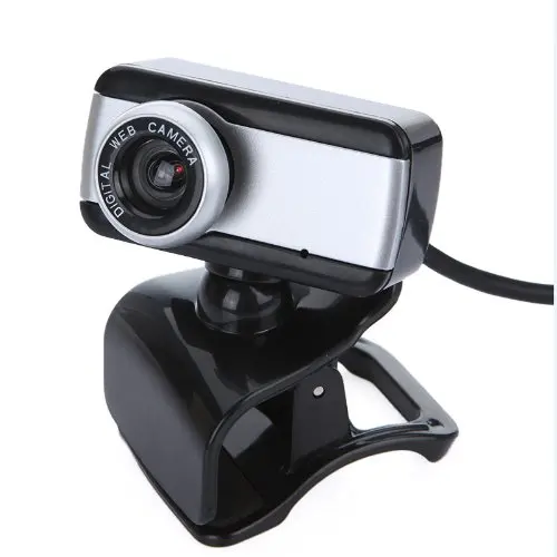 Gtfs-USB 2.0 50.0 м HD Webcam Камера веб-с микрофоном для настольных компьютеров PC ноутбук (серебро)