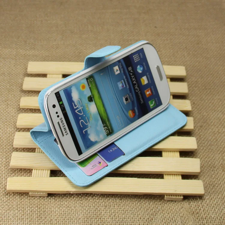 Чехол-бумажник для samsung Galaxy S3 Neo I9300 i9301 SIII GT-I9301 GT-I9301I S III GT-I9300I кожаный чехол-книжка