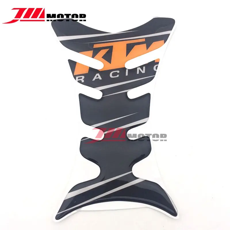 

New Motorcycle 3M ADESIVI Emblem Protection Tank Pad Protective Decal Sticker For KTM Duke 125 200 390 Black Color Style 1