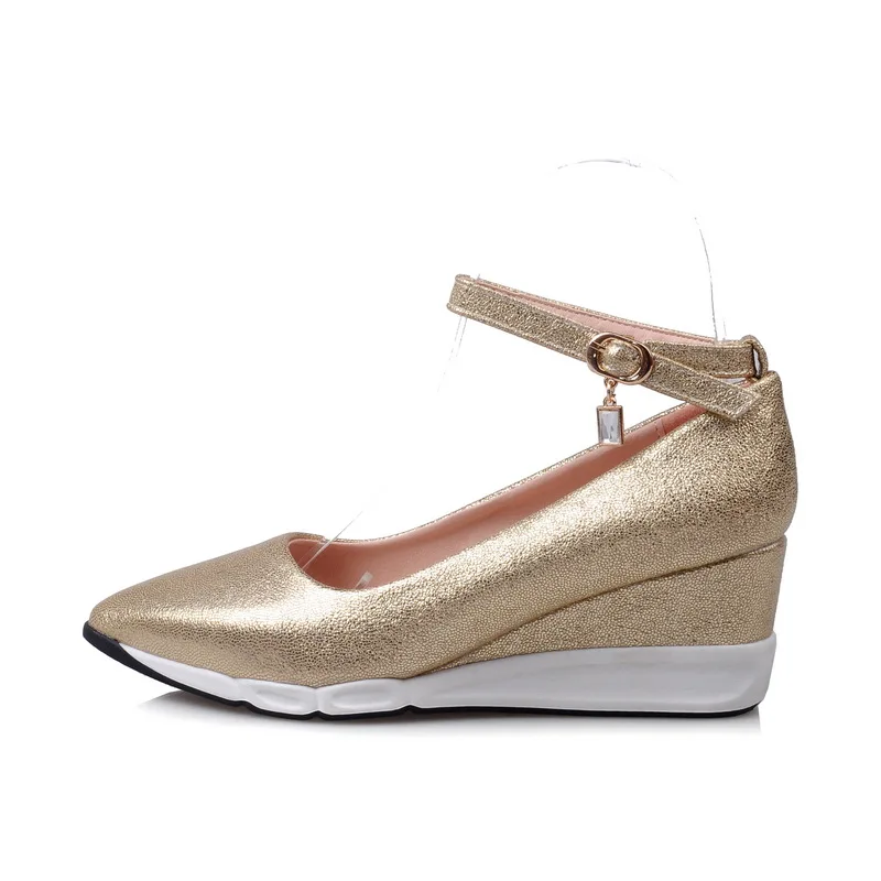 

TXCNMB 2019 New Arrival Hot Sale woman pumps Women Summer Pointed Toe Women Wedges Shoes high heel Woman shoes Large Size 34-43