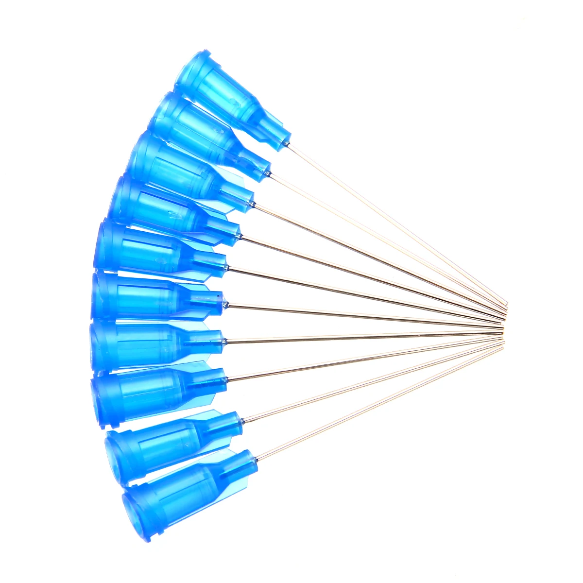 

10pcs Syringe Needle Tips Plastic Blunt Dispensing Needle Syringe Needle Tips 1.5" 22 Gauge For Gluing The Electronic Components