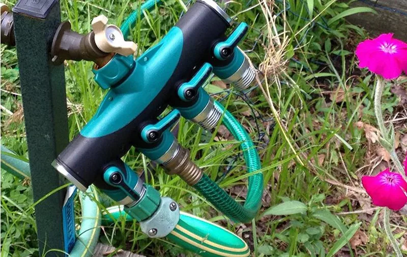 Разветвитель для садового шланга 3/4 дюйма 4 способа|hose quick connector|quick hosehose splitter |