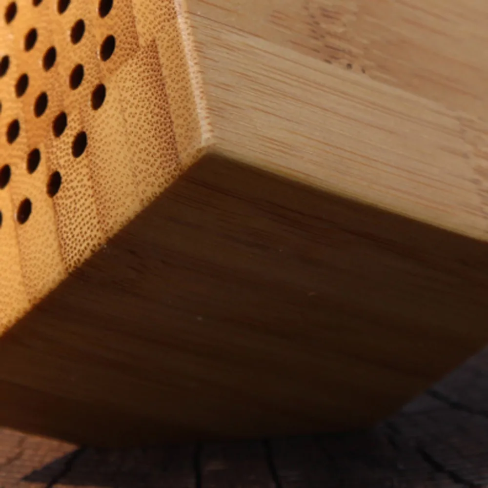 Newest Natural Wooden Bamboo Portable Speaker Wooden Sound Box