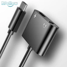 BFOLLOW type C до 3,5 мм наушники/USB C PD 3,0 кабель для быстрой зарядки для huawei mate 20 20X P20 Pro Xiaomi 6 iPad Pro адаптер