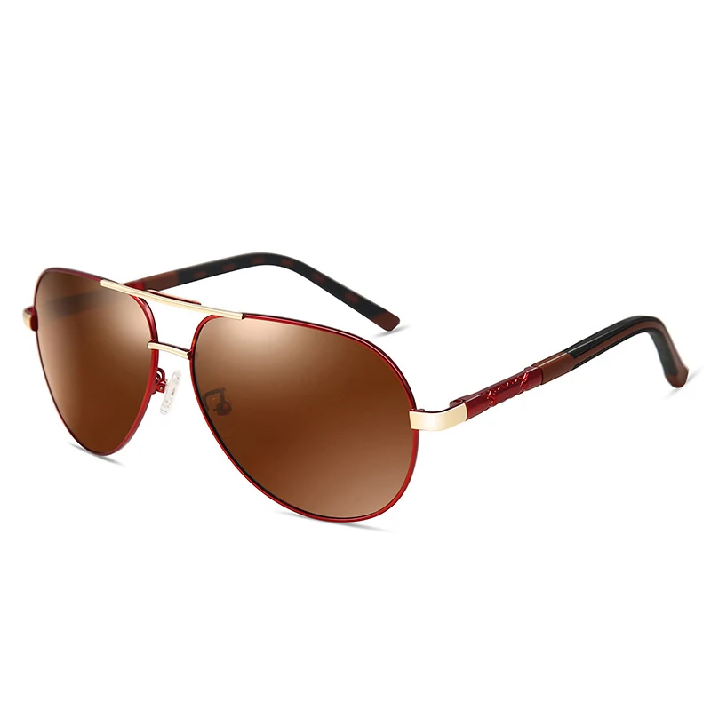 Брендовые дизайнерские винтажные HD поляризованные солнцезащитные очки, Классические солнцезащитные очки, покрытие линз, очки для вождения для мужчин - Цвет линз: C04