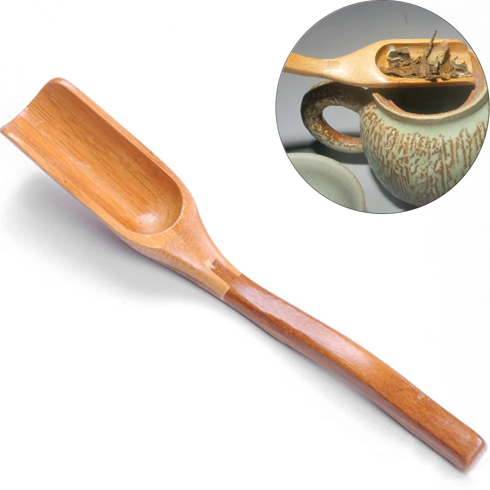 Инструмент кунг-фу ложка чайная церемония кофейный порошок матча Экологичная бамбуковая лопатка чайная ложка сшитый аксессуар