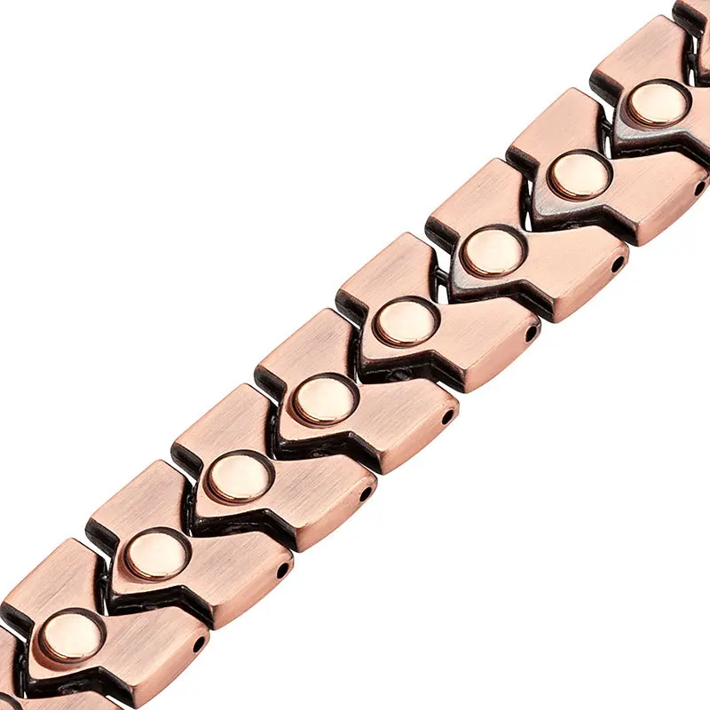 25 шт. женские магнитные браслеты с медным покрытием|bracelet jewelry|heart braceletladies bangles |