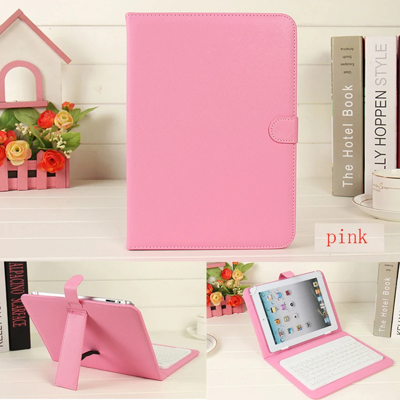 

faux leather Stand cases For iPad mini 1 2 3 4 7.9 inch Wireless Bluetooth Keyboard Case Slim Clamshell Tablet Support Cover+pen