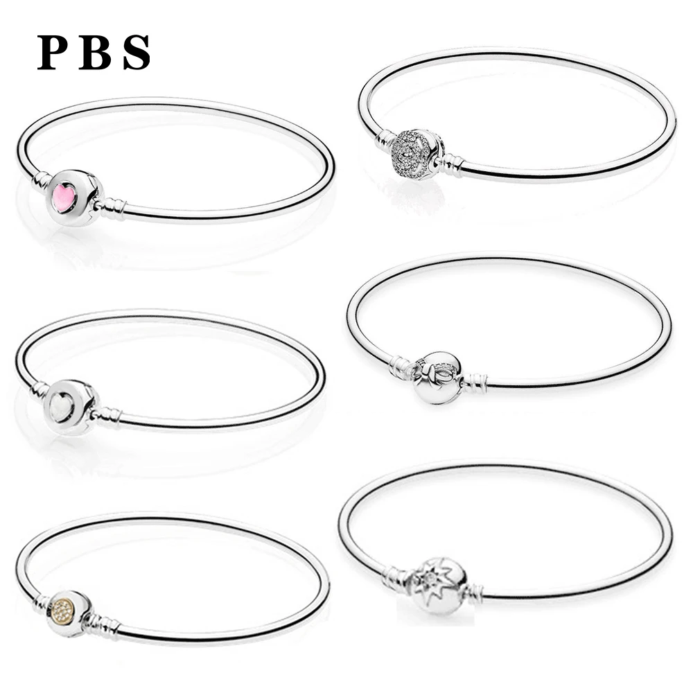 

PBS 100%925 Sterling Silver Original Copy High Quality 1:1 Exquisite Generous Bracelet Free Package Manufacturers Wholesale