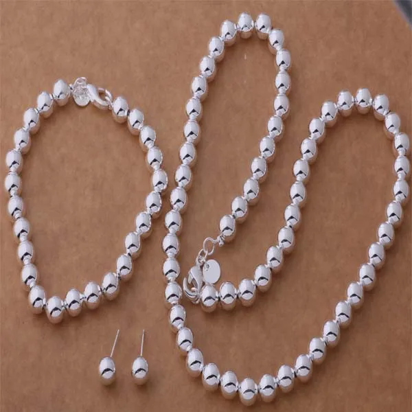 

AS294 Hot 925 sterling silver Jewelry Sets Necklace 650 + Bracelet 272 + Earring 441 /alqajcxa asdajjka