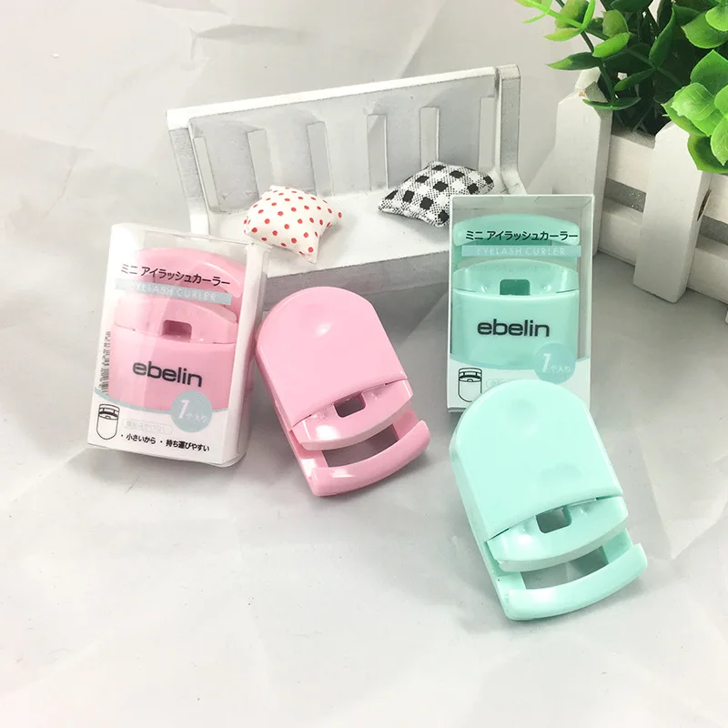 

Mini Macaron Eyelash Clip Local Curling Assistant Plastic Portable Beauty Tool