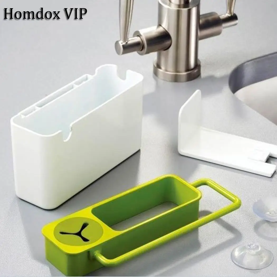 

Multi-function Drain Kitchen Sink Drain Sponge Rag Storage Rack Kitchen Single Tidy Shelf Layer Home Organizers Accessories