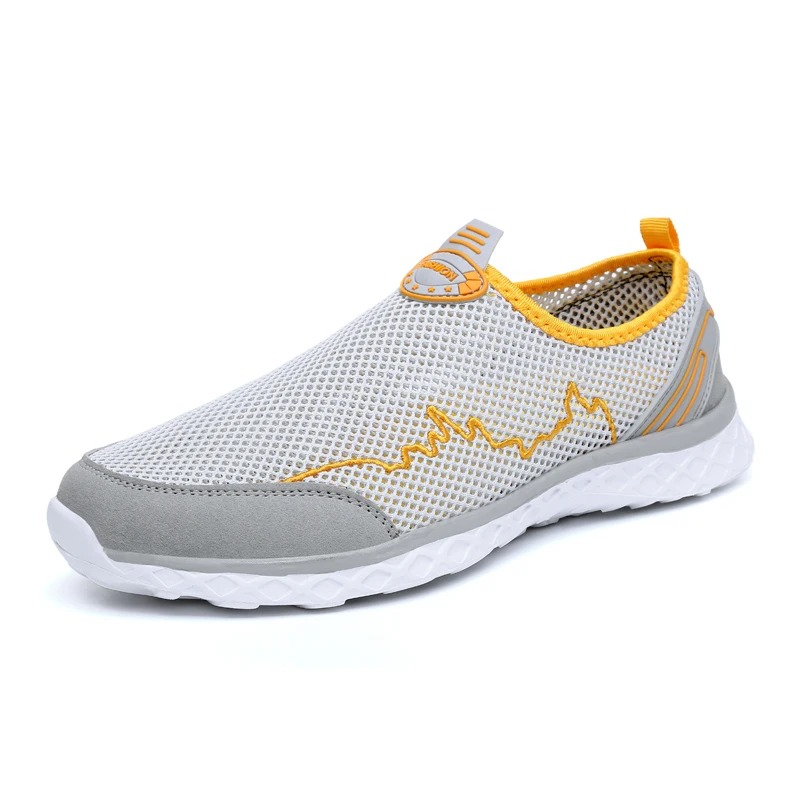 

Breathable Mens Aqua Upstream Shoes Mesh Summer Sport Water Shoes Quick Dry Men Women Anti-Slip Beach Shoes Sneakers Unisex