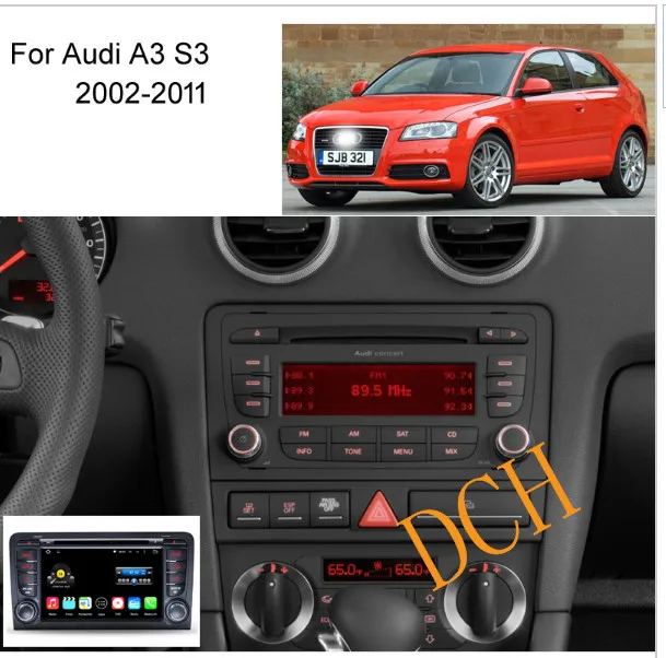 Best Android 8.0 7.1 6.0 Car DVD Player for Audi A3 2002-2011 GPS Navigation Radio System 4G 64-BIT 2GB RAM 16GB 32G octa core 0