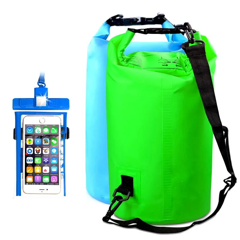 

Outdoor Trekking Bags Women Floating Waterproof Dry Bag For Boating Kayaking Fishing Swimming Camping With Waterproof Phone Case