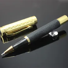 Шариковая ручка dika wen 8026 шариковая ручка полностью Металлическая матовая Черная Ручка-роллер Золотой зажим 0,5 мм средние канцелярские принадлежности